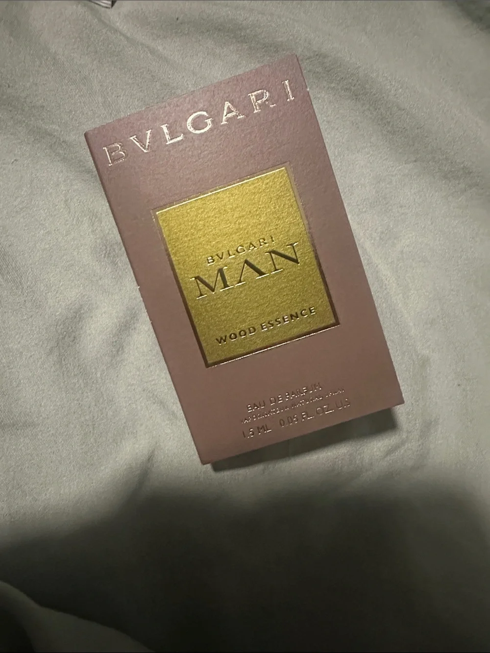 4/$15 Bulgari Man Wood Essence sample
